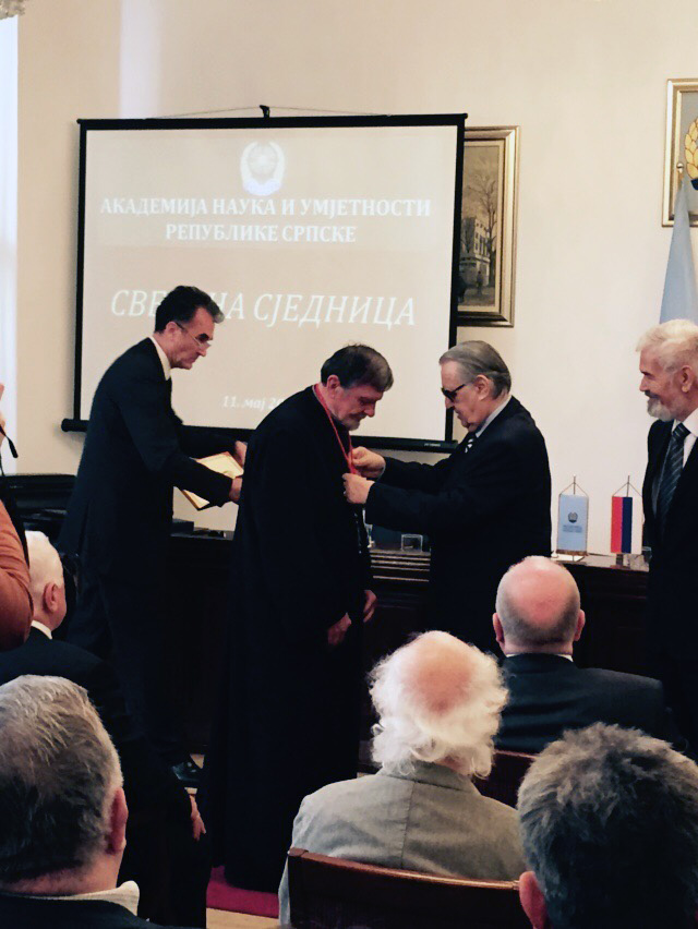 Инаугурација декана проф. др Предрага Пузовића у иностраног члана Академије наука и умјетности Републике Српске