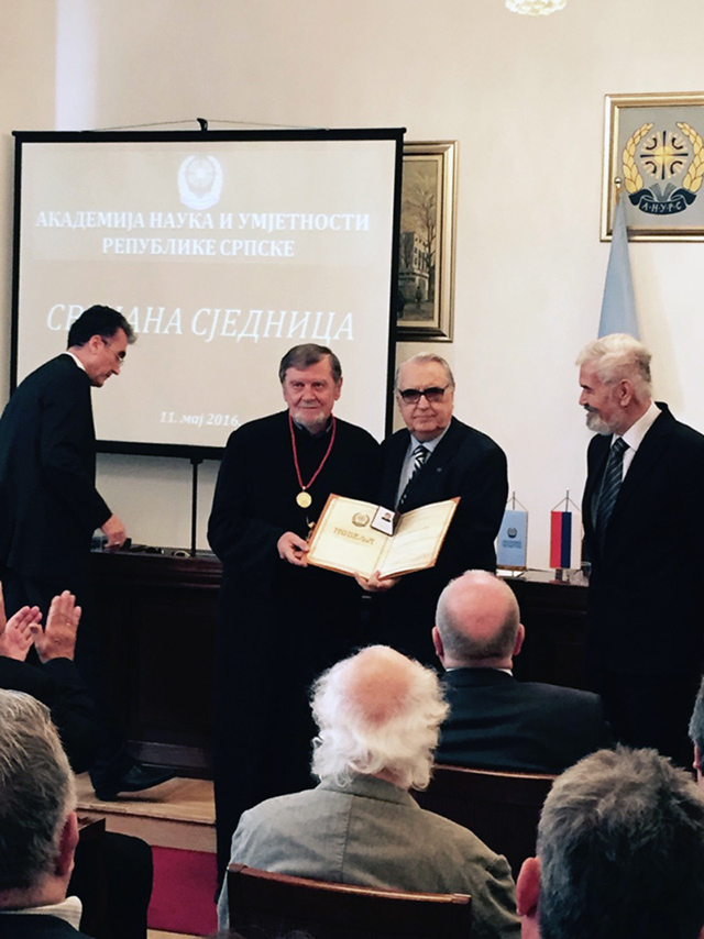 Инаугурација декана проф. др Предрага Пузовића у иностраног члана Академије наука и умјетности Републике Српске